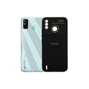 Tecno Spark 6 Go Soft Silicone Back With Camera Lens Back Case (Black)