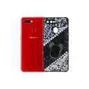 Oppo A5S/F9/A7/A12/A11K Shiny Soft Side Gloomy Bear Glitter Back Case (Black)