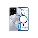 Tecno Pova 5|Pova 5 Pro 5G  Magsafe CD Chrome Back Case (Blue)