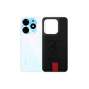 Tecno Spark 10 Pro Ferrari Brand Leather Back Case (Black)