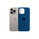 Iphone 15 Pro Official Soft Silky Back Case (Blue)