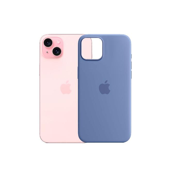 Iphone 15 Official Soft Silky Back Case (Sky Blue)