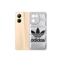 Oppo Realme C33 Puffer Soft Silicone Back Case - Sleek Silver Design