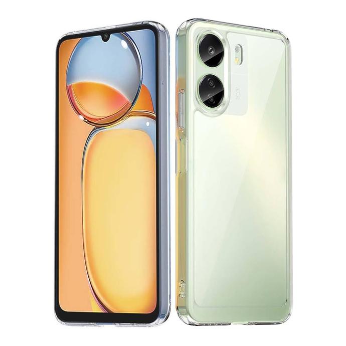 Xiaomi Redmi 13C|Poco C65 Dust Plug Transparent Back Case 