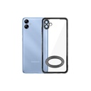Samsung A04 CD Chrome Camera Lens Back Case (Black)