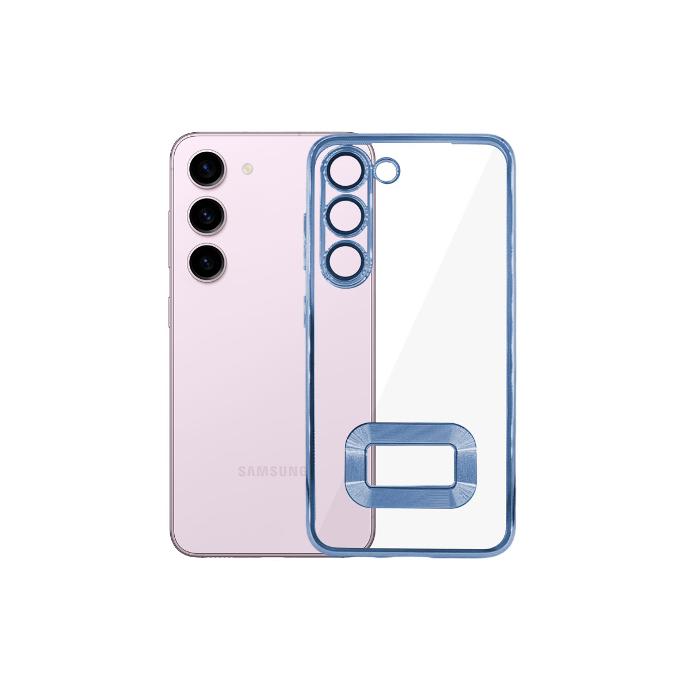 Samsung S23 CD Chrome Back Case (Sky Blue)