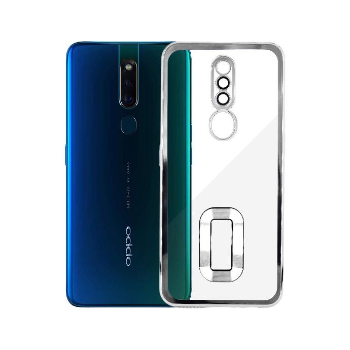Oppo F11 Pro CD Chrome Back Case (Silver)