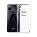 Infinix Smart 5/Hot 10 Lite/Smart 6 CD Chrome Back Case (Silver)