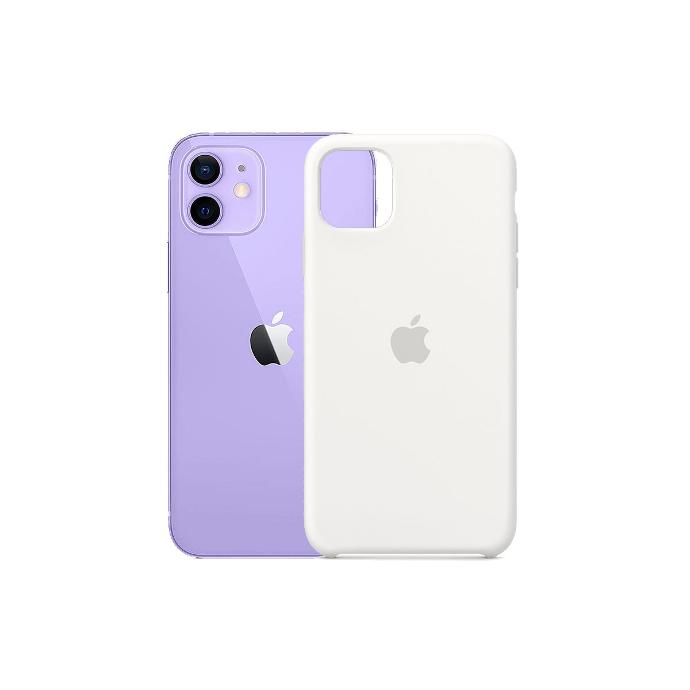 Iphone 11 Official Soft Silky Back Case (White)