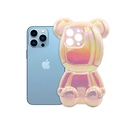 Iphone 13 Pro Max Mickey Multy Colour Print Back Case (T Pink)