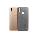 Vivo Y85|V9 Porshe Logo Leather Back Case (Grey)