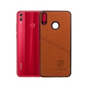 Huawei Honor 8X Porshe Logo Leather Back Case (Brown)