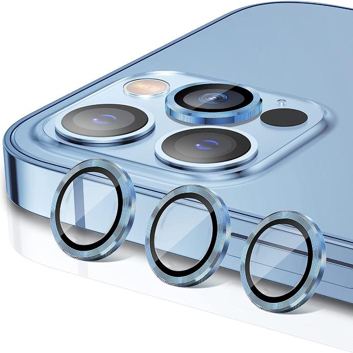 iPhone 13 Pro Max Sierra Blue Camera Rings - Stylish Lens Protection