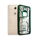 Huawei Y5ii Leaf CD-Chrome & Logo Back Case (Green)