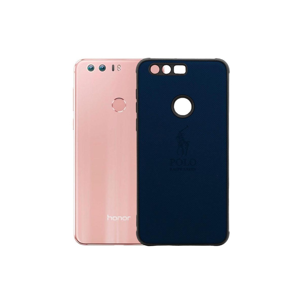 [PO18BHUHN8-2-17] Huawei Honor 8 (Polo) Ralph Laren Leather Back Case (Navy Blue)