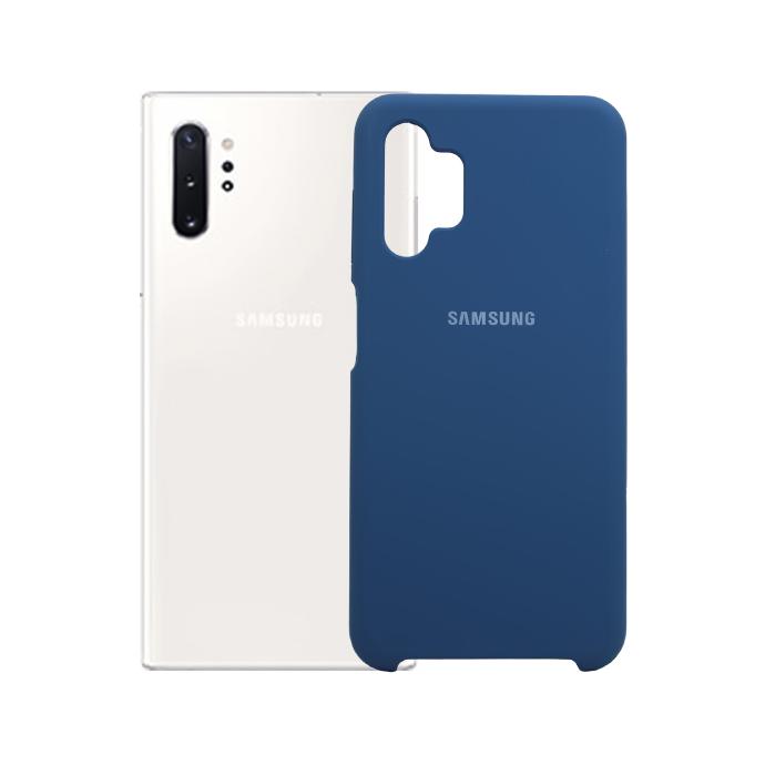 Samsung A13 Original Official Soft Silky Back Case (Blue)