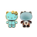 Kitty Fancy Mobile Stand With MIrror (Sea Green)