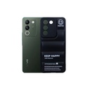 Black Puffer Print Soft Silicone Back Case for Vivo V29e - Stylish Protection