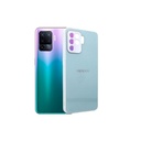 Oppo F19 Pro Back Glass Case (Smoke)