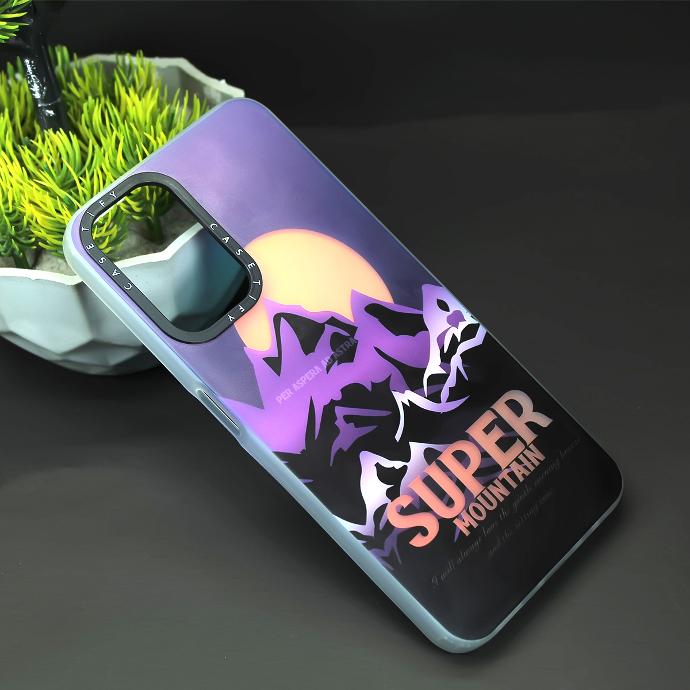 Oppo A76/A96/Realme 9i Casetify 3D Print Back Case (Super Mountain)