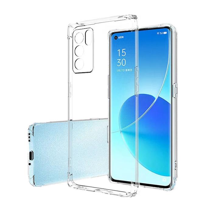 Oppo Reno 6 Pro Dust Plug Transparent Back Case