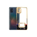 Samsung A51 4G CD Gold Chrome BMW Logo Print Back Case (Golden)