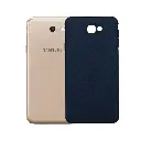 Samsung J7 Prime Polo Ralph Lauren Leather Back Case - Navy Blue Style