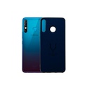 Infinix Hot 8|Hot 8 Lite|Tecno Spark 4 Markhor Premium Logo Back Print Back Case (Navy Blue)