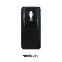 Nokia 230 Soft Silicone Back Case (Black)