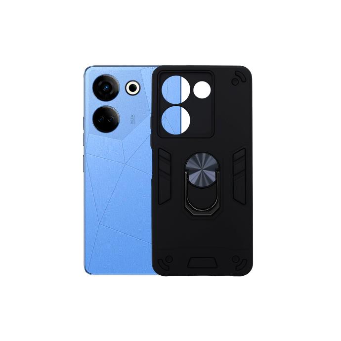 Tecno Camon 20/20 Pro Armour Back Case (Black)