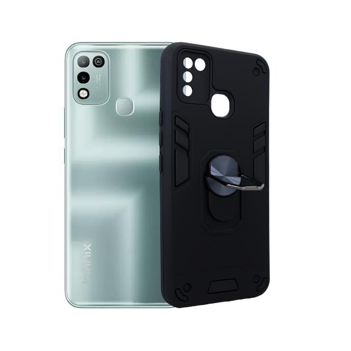 [PO39BISMRT5-1-2] Infinix Smart 5/6 Armour Back Case (Black)