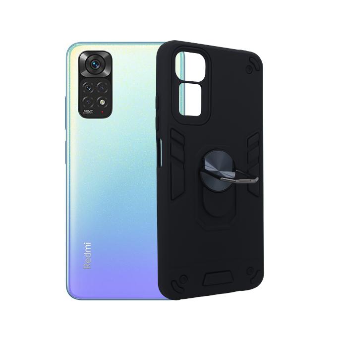 Xiaomi Redmi Note 11|Note 11S Armour Back Case (Black)