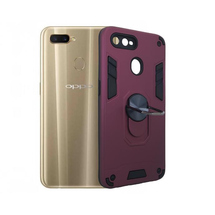 Oppo A5s/A12/A7/A11k Armour Back Case (Maroon)