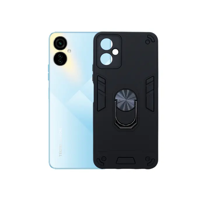 Tecno Camon 19 Neo Armour Back Case (Black)