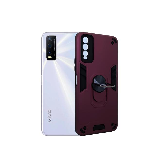 Vivo Y20/Y20s/Y12s/Y20i/Y12A/Y12s Armour Back Case (Maroon)