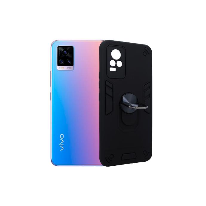 Vivo V21E 4G|Y73|V20 4G Armour Back Case (Black)