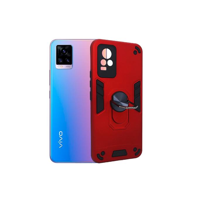 Vivo V21E 4G|Y73 Armour Back Case (Red)