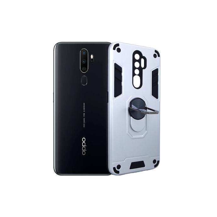 Oppo A5 2020/A9 2020 Armour Back Case (Silver)