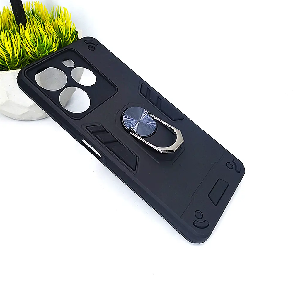 [PO39BTSPRK10PR-1-2] Tecno Spark 10 Pro Armour Back Case (Black)