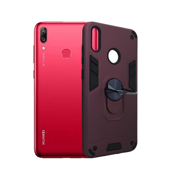 Huawei Y7 Prime 2019 Armour Back Case (Maroon)