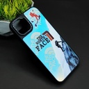 iPhone 13/iPhone 14 Glowing Casetify Print Back Case (THE NORTH FACE)