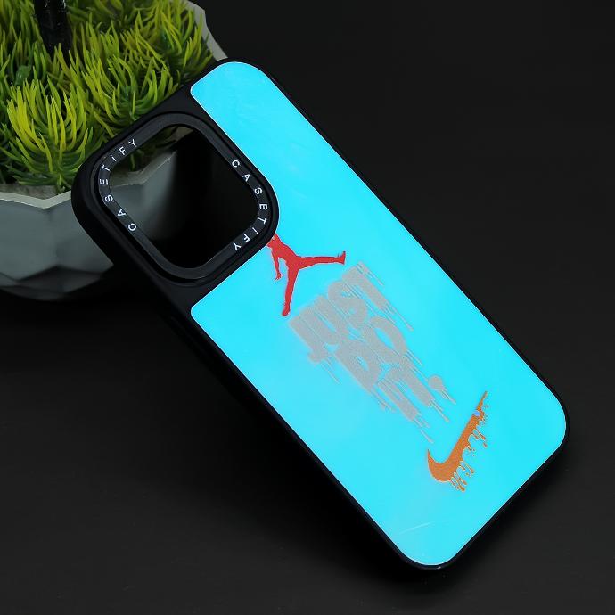 iPhone 14 Pro Glowing Casetify Print Back Case Just Do it)