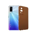 Vivo Y53s/Y51s/Y31 2020 Soft Silicone Back Case (Brown)