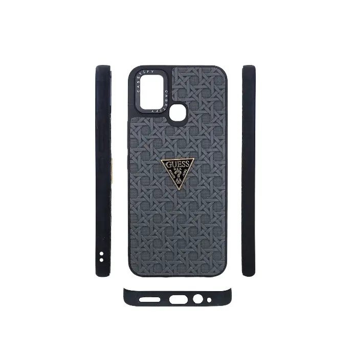 Infinix Smart 5/Smart 6/Hot 10 Lite GUESS Casetify Leather Back Case (Gray)