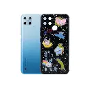 Oppo Realme C25Y|C21Y Cute Cartoon Printed Back Case (Black)