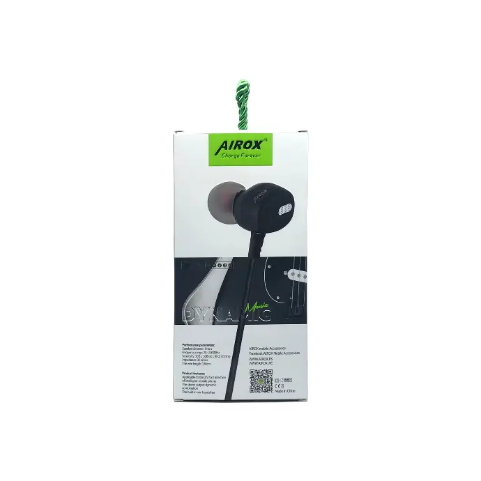Airox HF-02 Stereo Wired Handsfree - Dynamic Sound Earphones