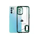Oppo Reno 6 Leaf CD Chrome Back Case (Green)