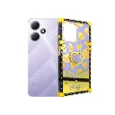 Infinix Hot 30 Play Ladies Luxury LV Case With Back Ring (Light Purple)