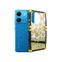 Infinix Smart 7/Spark Go 2023/Pop 7/Pop 7 Pro Ladies Luxury LV Case With Back Ring (White)