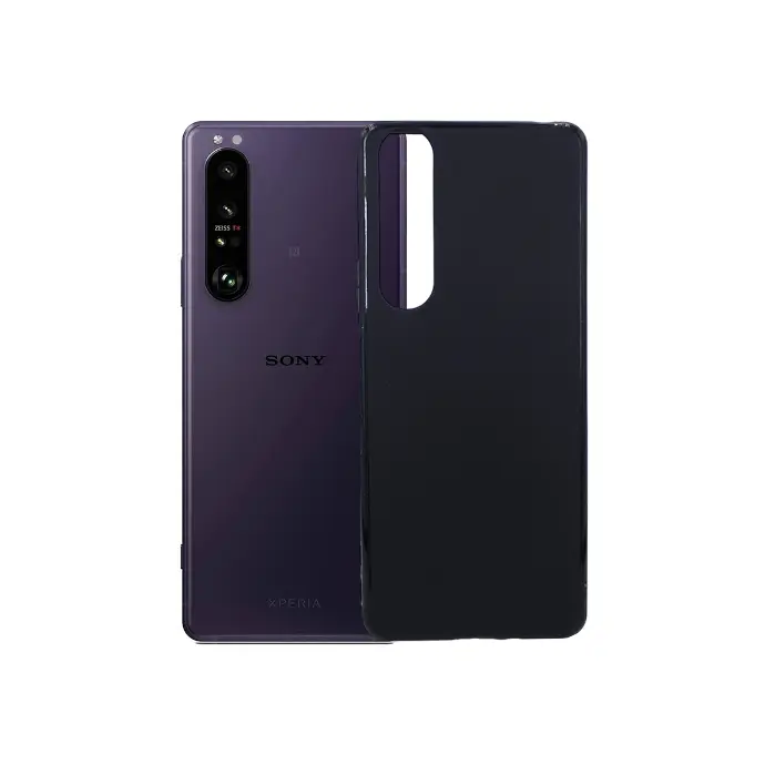 [PO14BXPR1MRKIII-1-2] Sony Xperia 1 Mark iii Matte Soft Silicone Back Case (Black)